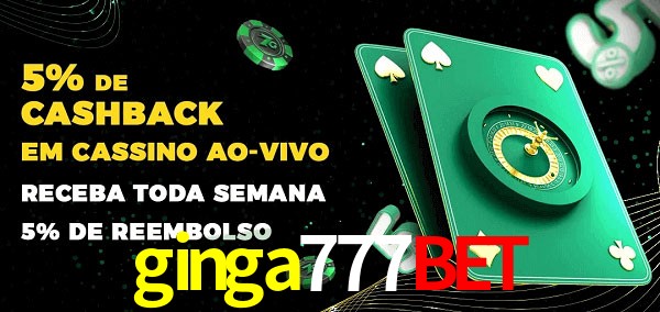Promoções do cassino ao Vivo ginga777bet